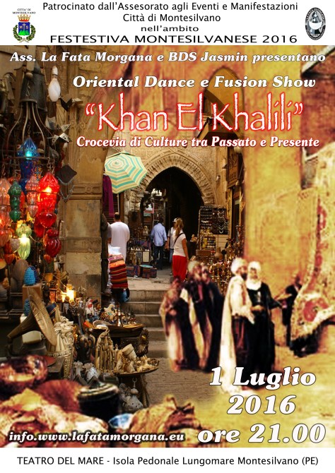 Locandina Khan el khalili, Montesilvano