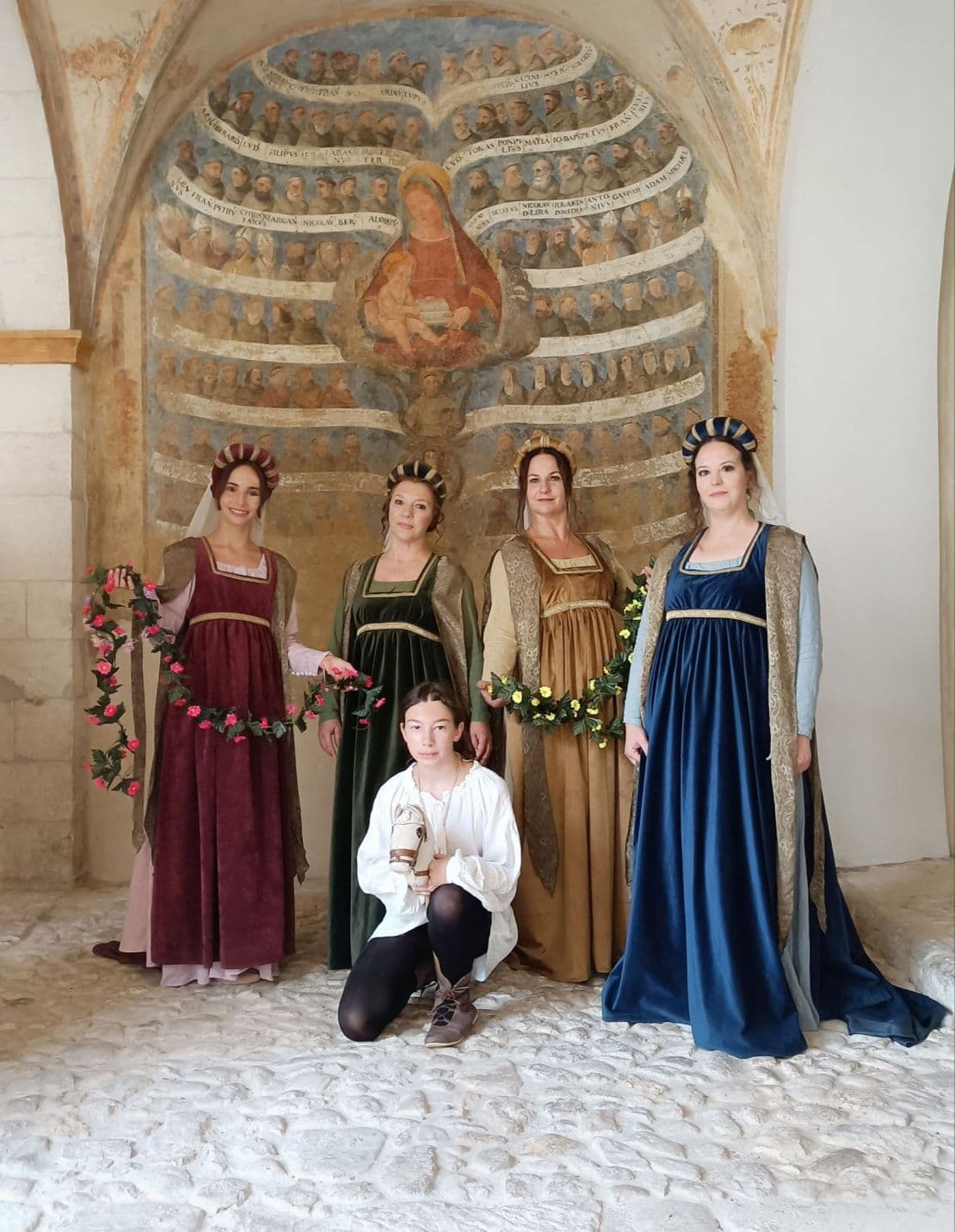 Interpreti del gruppo Venus in danze cortesi del Quattrocento