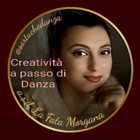 Ritratto artistico di Olga Generalova presidente dell'associazione La Fata Morgana