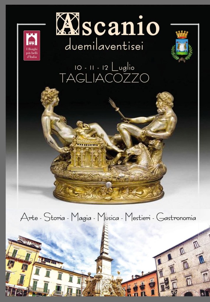 Locandina della rievocazione storica Rinascimentale Ascanio a Tagliacozzo edizione 2026