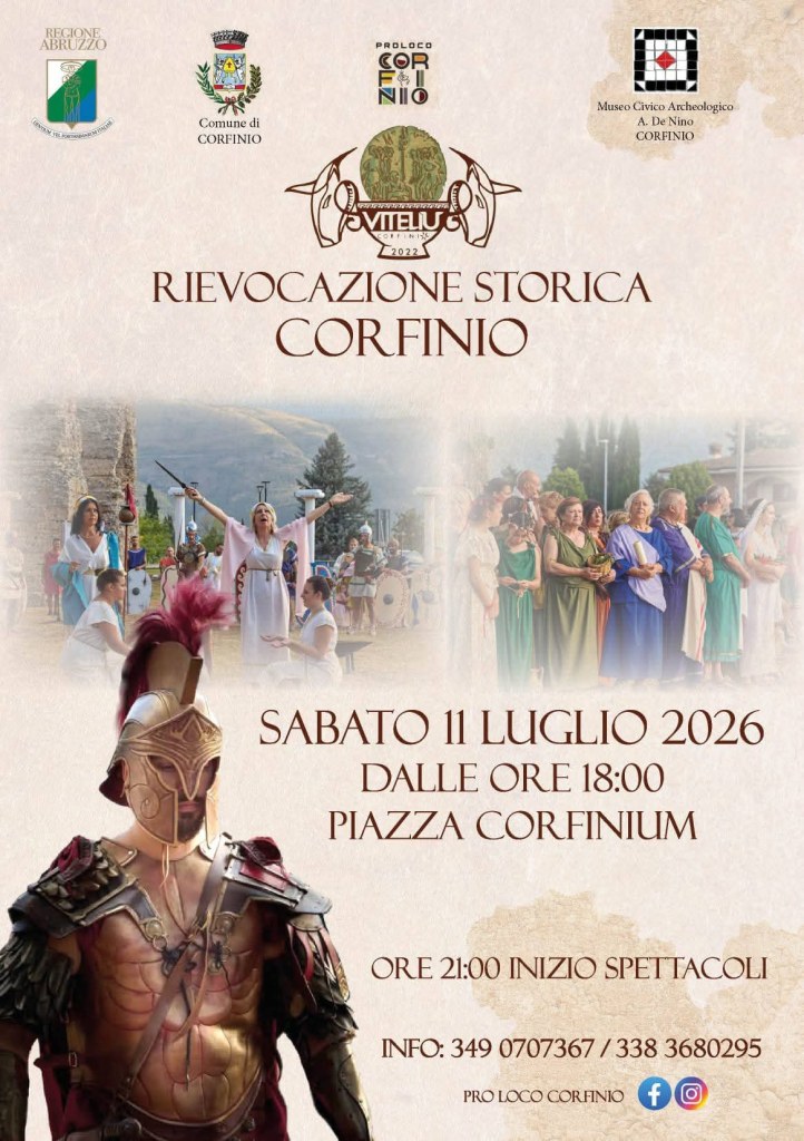 Locandina della rievocazione storica Viteliu