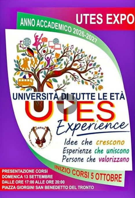 Locandina dell' evento promozionale UTES Expò nel quale sarà presente anche il gruppo di danza antica Venus