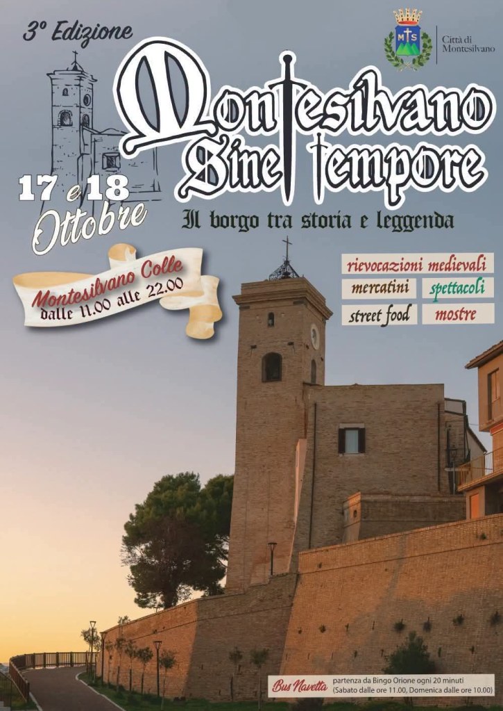 Locandina della rievocazione storica Montesilvano sine Tempore edizione 2026